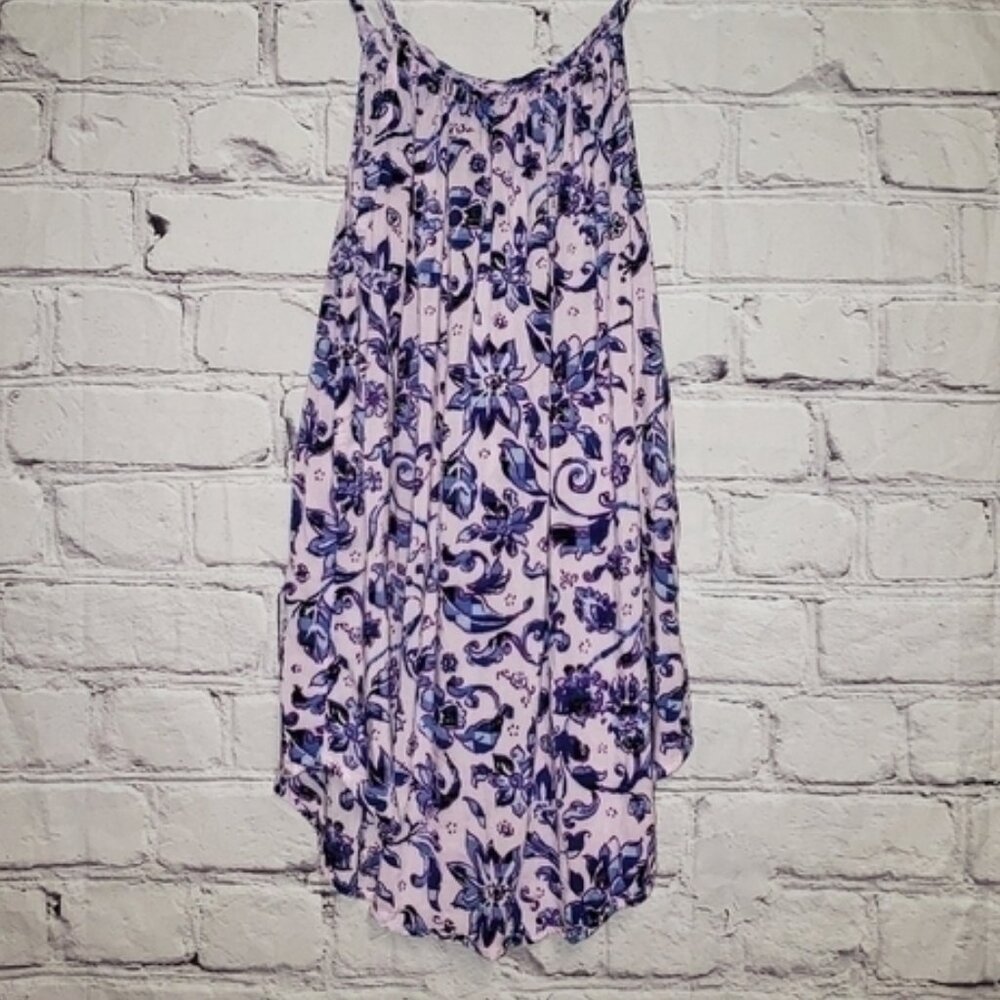 Floral Scoop Neck Tank Top